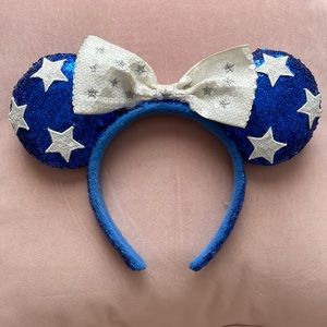 Disney Parks Sorcerer Mickey Sequins Minnie Ears